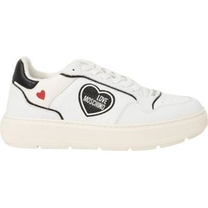 Love Moschino, Dames, Schoenen, Wit, Maat: 40 EU