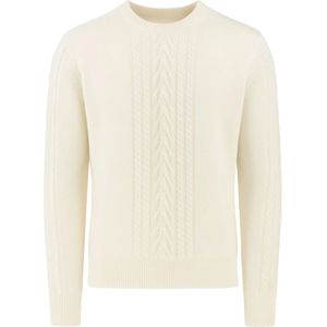 Paolo Pecora, Heren, Truien, Beige, Maat: M Wol,