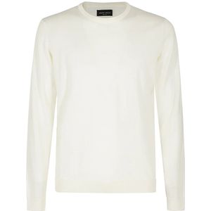 Roberto Collina, Heren, Truien, Beige, Maat: L Wol,