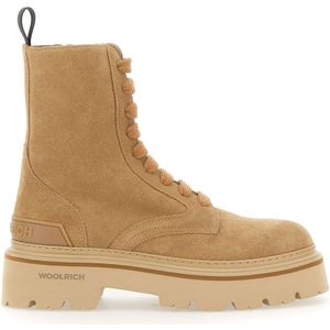 Woolrich Beige Laarzen , Beige , Dames , Maat: 39 EU