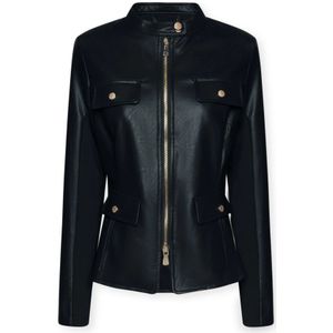 Elena Mirò, Dames, Jassen, Zwart, Maat: M Nylon,