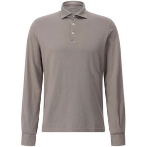 Fedeli, Heren, Tops, Bruin, Maat: S Katoen,