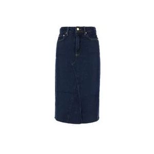 Ganni Stijlvolle Gonne Rok , Blue , Dames , Maat: 2XS