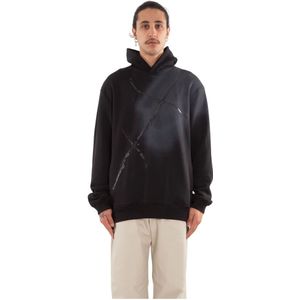 Heliot Emil, Heren, Sweatshirts & Hoodies, Zwart, Maat: XL