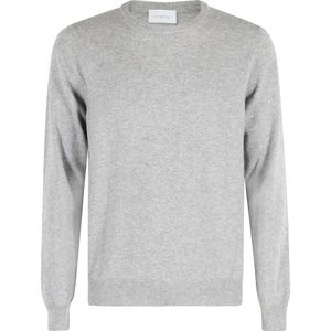 Malo, Heren, Truien, Grijs, Maat: 2XL Kasjmier,