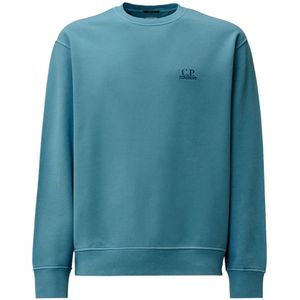 C.p. Company, Heren, Sweatshirts & Hoodies, Blauw, Maat: L Fleece,