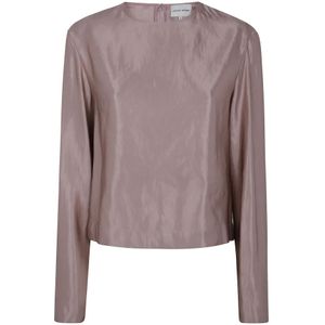 Loulou Studio, Dames, Blouses & Shirts, Roze, Maat: L