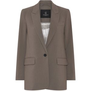 Bruuns Bazaar, Dames, Jassen, Grijs, Maat: S Poliester,