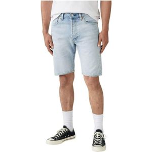 Levi's - 501 Original Shorts - Jeans - Blauw - 100% Katoen