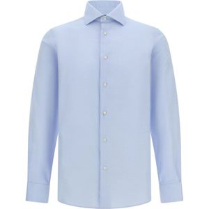 Boggi Milano - Ultimate NON Iron - Overhemd - Blauw - Gestreept - Heren