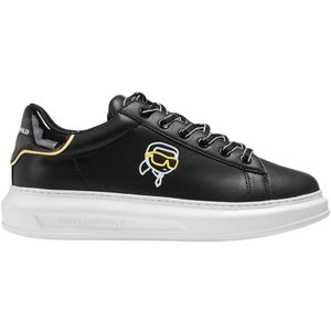Karl Lagerfeld, Heren, Schoenen, Zwart, Maat: 43 EU Leer,