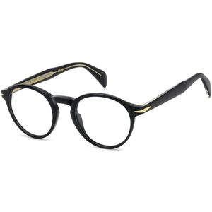 Eyewear by David Beckham, Heren, Accessoires, Zwart, Maat: 49 MM