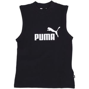 Puma, Dames, Tops, Zwart, Maat: XS Katoen,