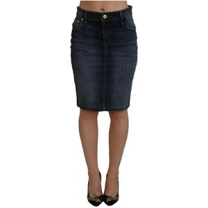 Fiorucci, Dames, Rokken, Blauw, Maat: XS Denim,