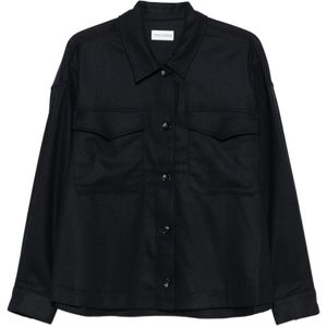 True Avenue, Dames, Jassen, Blauw, Maat: M Katoen,