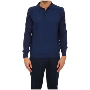 Corneliani, Heren, Tops, Blauw, Maat: L Wol,