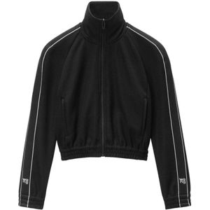 Alexander Wang, Dames, Sweatshirts & Hoodies, Zwart, Maat: M Zijde,