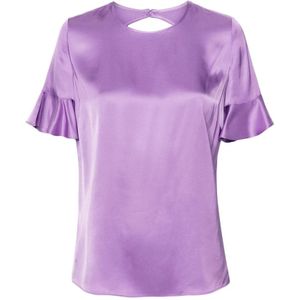 Twinset Blouses , Purple , Dames , Maat: S