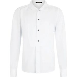 Roberto Cavalli, Heren, Overhemden, Wit, Maat: S