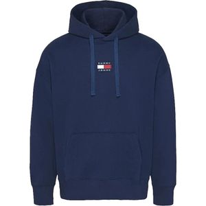 Tommy Jeans, Heren, Sweatshirts & Hoodies, Blauw, Maat: L Katoen,