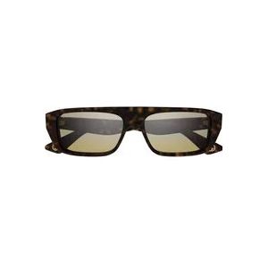 Gucci Trendy Dubbellaags Zonnebril Gg1617S , Brown , unisex , Maat: 56 MM