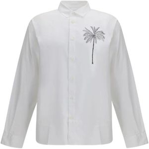 Jacquemus, Heren, Overhemden, Wit, Maat: M Katoen,