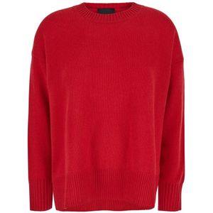 Plain, Dames, Truien, Rood, Maat: M