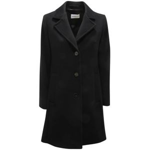 Marella, Dames, Mantels, Zwart, Maat: XS Wol,