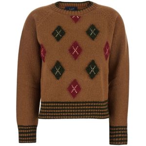 Seafarer, Dames, Truien, Bruin, Maat: L Leer,