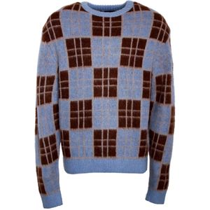 Awake NY, Heren, Truien, Blauw, Maat: XL