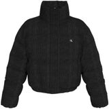 Calvin Klein Jeans, Dames, Jassen, Zwart, Maat: S Poliester,