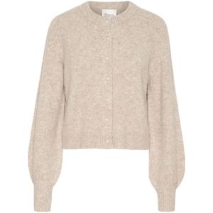 My Essential Wardrobe, Dames, Truien, Beige, Maat: 2XL Wol,