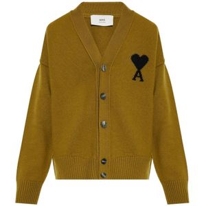 Ami Paris, Heren, Truien, Groen, Maat: L Wol,