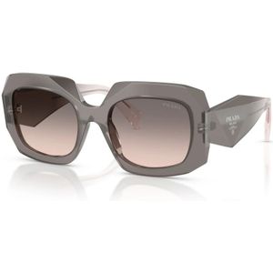 Prada, Dames, Accessoires, Grijs, Maat: 54 MM Polyamide,