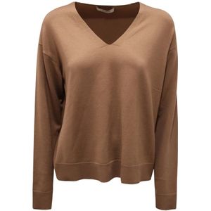 Max Mara, Dames, Truien, Bruin, Maat: M Wol,