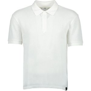 Courrèges - Mesh Polo - Heren - Wit - Katoen - Korte Mouwen