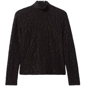 La DoubleJ, Dames, Truien, Zwart, Maat: L Wol,