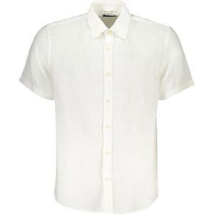 North Sails, Heren, Overhemden, Wit, Maat: M Katoen,