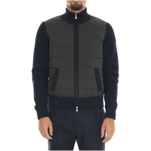 Gran Sasso, Heren, Jassen, Blauw, Maat: 3XL Wol,