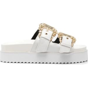 Versace Jeans Couture, Dames, Schoenen, Wit, Maat: 37 EU Synthetisch,