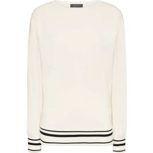 Elena Mirò, Dames, Truien, Beige, Maat: S