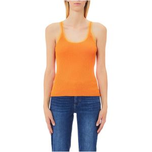 Liu Jo, Dames, Tops, Bruin, Maat: XS Katoen,