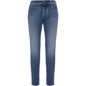 Jacob Cohën, Heren, Jeans, Blauw, Maat: W30