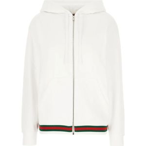 Gucci, Dames, Sweatshirts & Hoodies, Wit, Maat: XS
