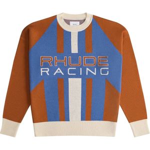 Rhude, Heren, Truien, Blauw, Maat: M Katoen,