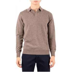 Saint Barth, Heren, Truien, Bruin, Maat: S