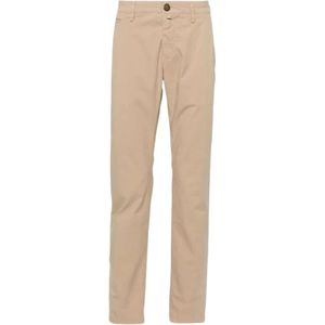 Jacob Cohën, Dames, Broeken, Beige, Maat: W31 Katoen,