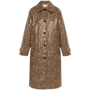 Michael Kors, Dames, Mantels, Beige, Maat: XS Katoen,