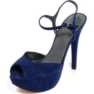 Stuart Weitzman, Dames, Schoenen, Blauw, Maat: 38 EU Suède,