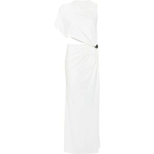 Courrèges, Dames, Jurken, Wit, Maat: S Viscose,